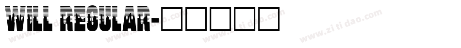 Will Regular字体转换